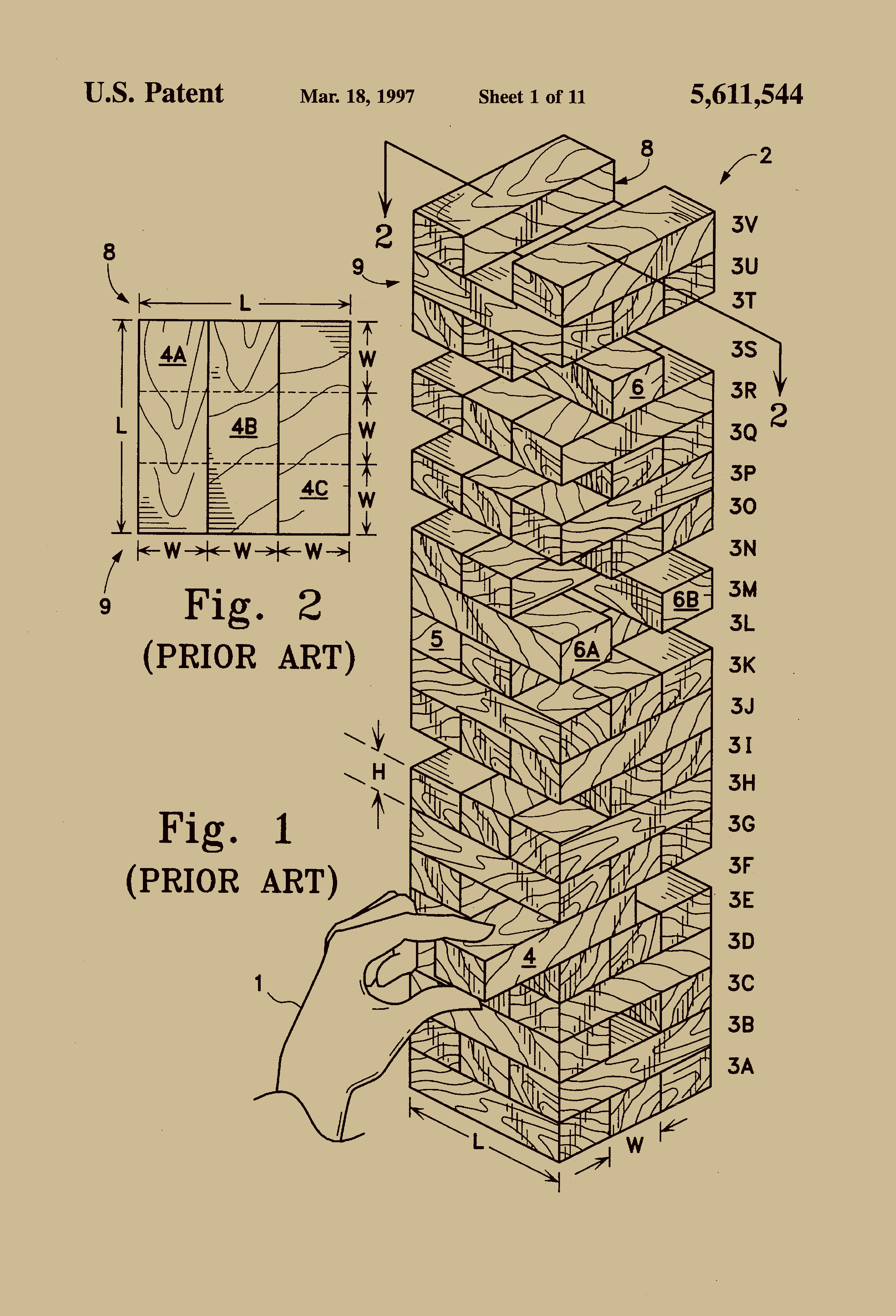 Patent drawing from US5611544 page 2